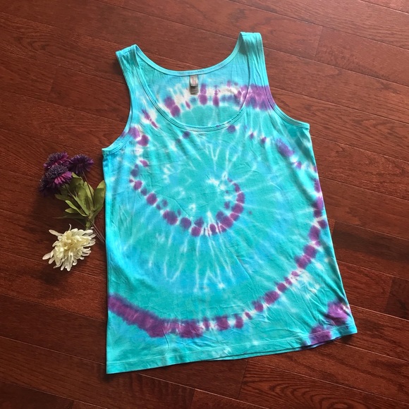 Tie Dye Modal Blend Tank - Picture 1 of 3